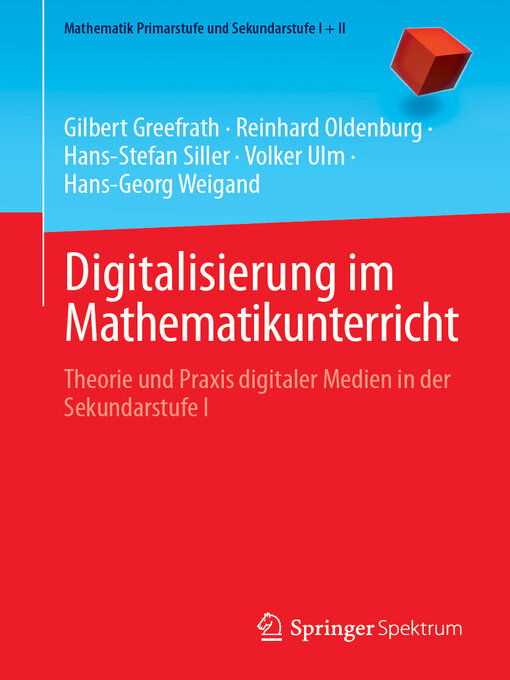 Title details for Digitalisierung im Mathematikunterricht by Gilbert Greefrath - Available